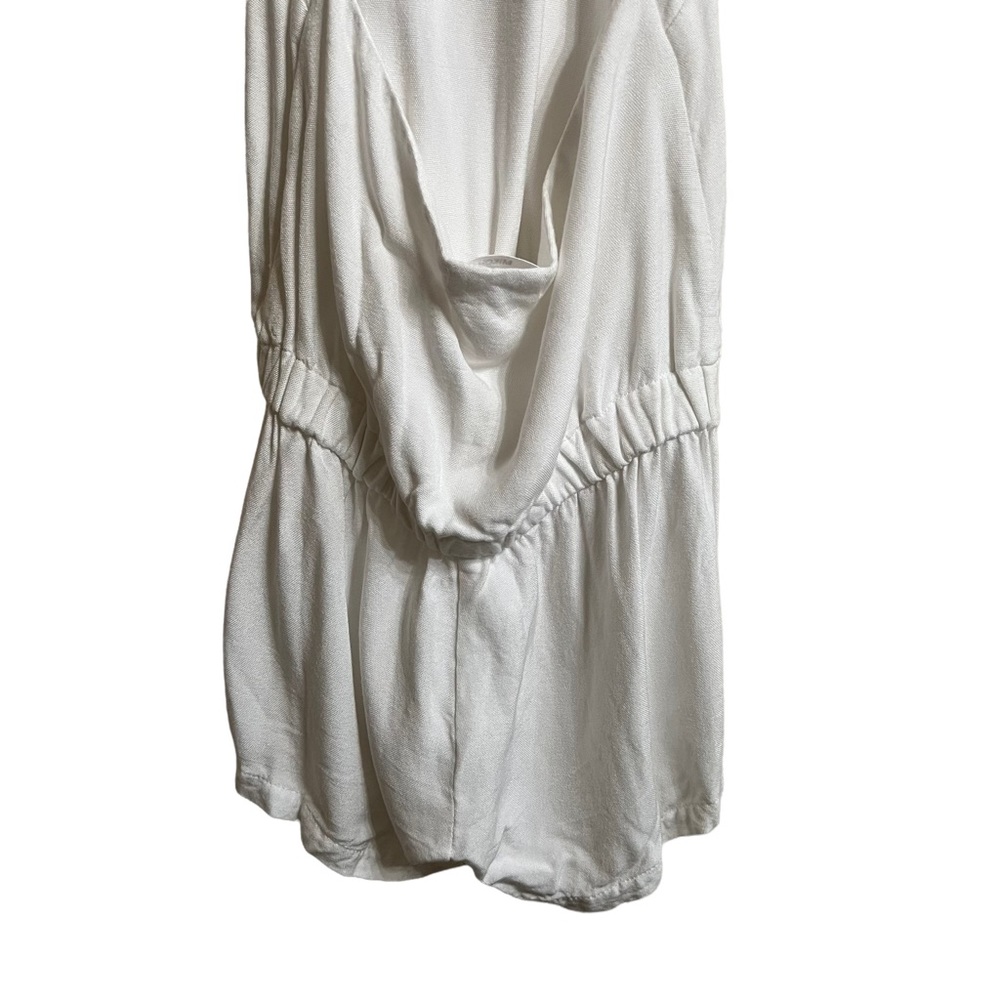 Mikoh White Halter Takaroa Open Back Romper - image 5